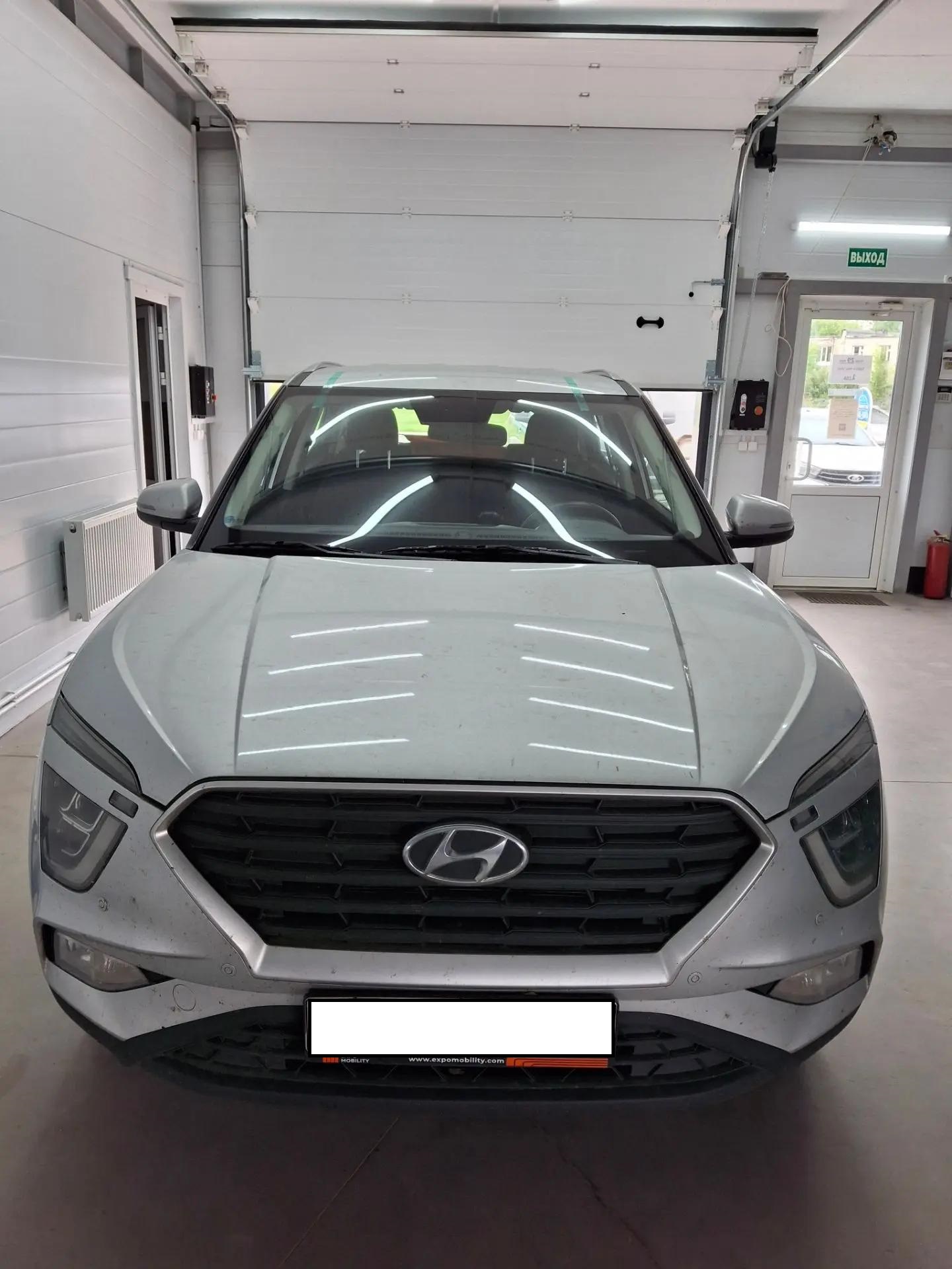 Замена лобового Hyundai Creta