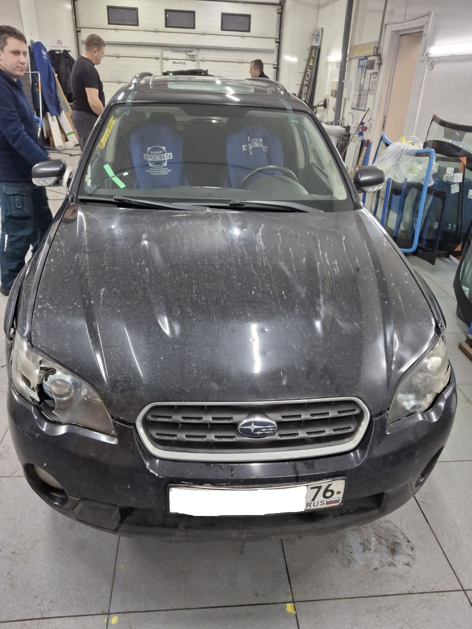 Замена лобового стекла на Subaru Legacy 